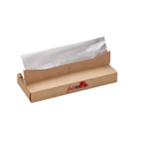 Papier alimentaire blanc enchevêtré en boite distributrice  360x250mm