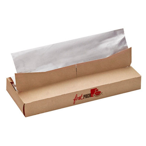 Papier alimentaire blanc enchevêtré en boite distributrice  360x250mm