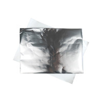 Papier alimentaire aluminium et blanc  250x350mm