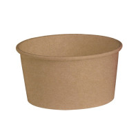Saladier rond en carton kraft "Buckaty"   H100mm 1200ml