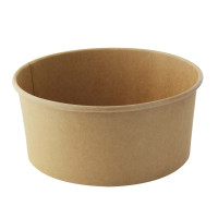 Saladier rond en carton kraft "Buckaty"   H82mm 1560ml