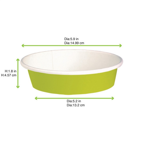 Saladier vert multi-usage "Buckaty"   H45mm 480ml