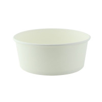 Saladier rond en carton blanc "Buckaty"  H60mm 700ml
