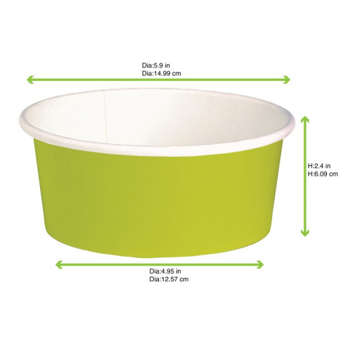 Saladier vert multi-usage "Buckaty"   H60mm 700ml