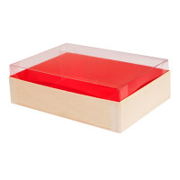 Couvercle PET transparent "Samourai"  161x114mm H50mm