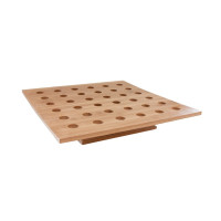 Support bambou pour cônes 36 trous  400x400mm H85mm
