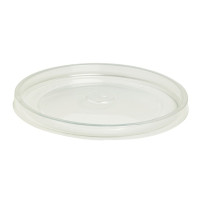 Couvercle rentrant transparent en plastique PP