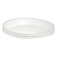 Couvercle rentrant transparent en plastique PP  H10mm