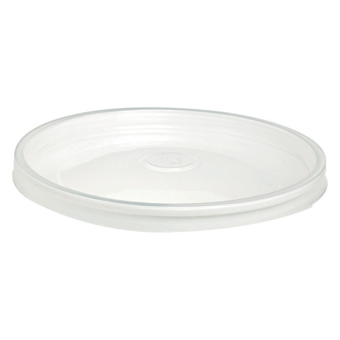 Couvercle rentrant transparent en plastique PP  H10mm
