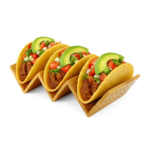 Support bambou pour tacos 217x100mm H47mm