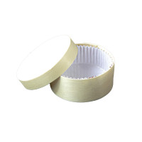 Boîte ronde bois FSC mix + papier ing - cuisson four  H42mm 200ml