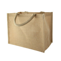 Sac cabas en jute brun 320x200mm H250mm