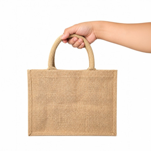 Sac cabas en jute brun 320x200mm H250mm