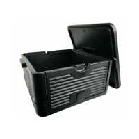 Box pliante isotherme noire 380x380mm H220mm