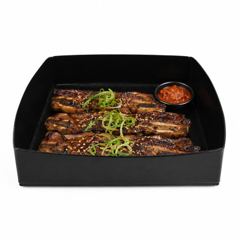 Panier BBQ solide avec bordure 279x279mm H30mm