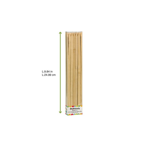Pic bambou plat BBQ  100mm  H250mm