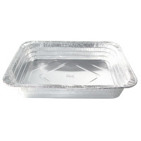 Barquette aluminium rectangulaire 227x177mm H30mm