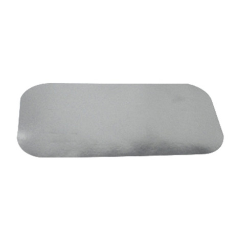 Opercule carton pour barquette aluminium  192x98mm