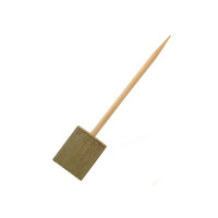 Pique bambou avec une extrémité en bloc en bambou  H100mm