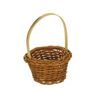Mini panier osier à anse "Chiang"  H100mm