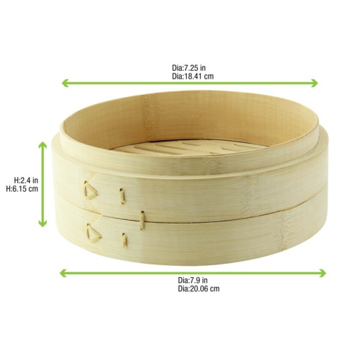 Cuiseur vapeur bambou   H74mm