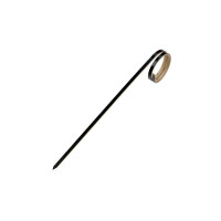 Pique bambou noir "Joyo" rond  H120mm