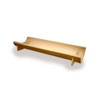Assiette socle demi-bambou Nagano 100x55mm H25mm