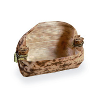 Panier ovale en feuille de bambou "Mito" 70x20mm H20mm 44ml