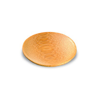 Mini assiette ronde bambou "Ping"   H10mm