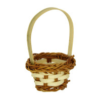 Mini panier osier bicolore "Rai"