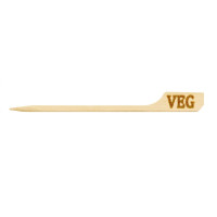 Pique bambou Teppo Gushi inscription Veg (végétarien)   H90mm