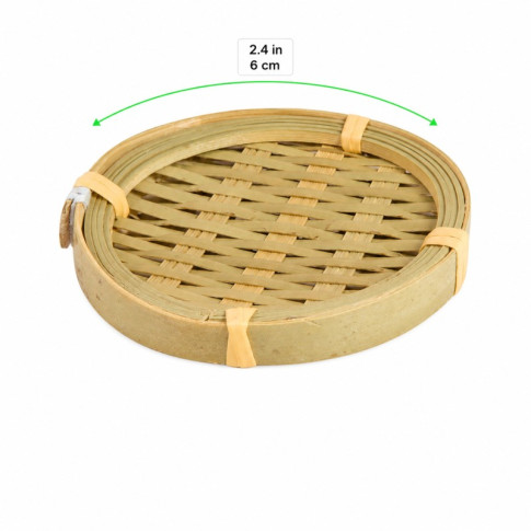 Rond bambou tressé "Yame"