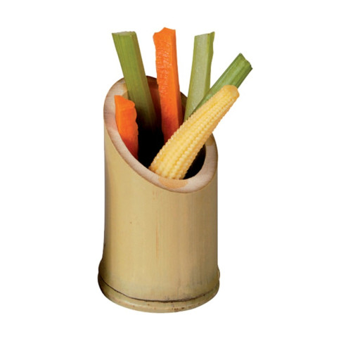 Tube bambou coupe oblique "Asahi"  H90mm 60ml