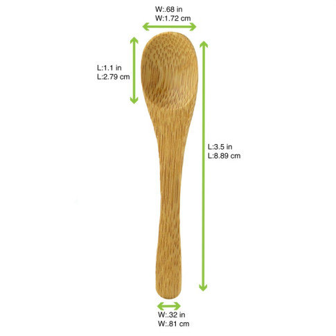 Mini cuillère bambou "Tung"   H90mm