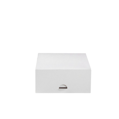 Boîte pâtissière carton blanche 160x160mm H80mm