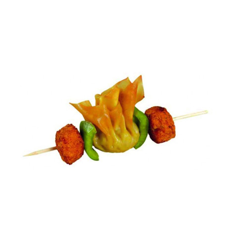 Brochette bois ronde   H150mm
