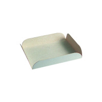 Carré rainé carton blanc  230x230mm H20mm