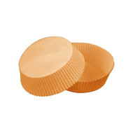 Caissette papier de cuisson ovale brune siliconée  145x115mm H35mm