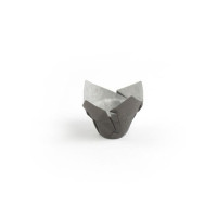 Caissette de cuisson forme tulipe en papier noir ingraissable