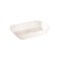 Caissette papier de cuisson ovale brune siliconée 205x145mm H45mm