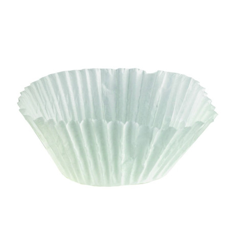 Caissette papier de cuisson ronde blanche siliconée   H41mm