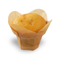 Caissette de cuisson forme lotus en papier brun siliconé   H72mm