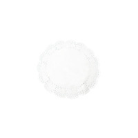 Dentelle papier blanc ovale  164x230mm