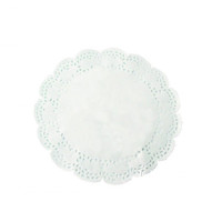 Dentelle papier blanc ronde