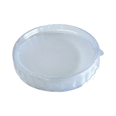 Couvercle plate en plastique transparent