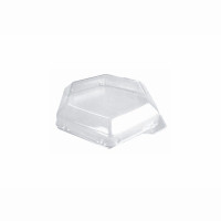 Couvercle PET transparent "Deva"  100x50mm H27mm