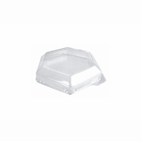 Couvercle PET transparent "Deva"  100x50mm H27mm