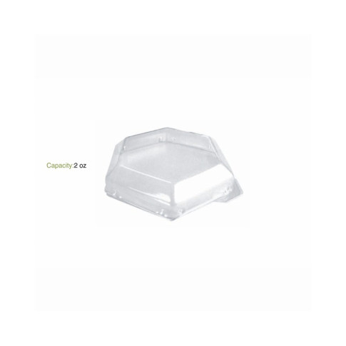 Couvercle PET transparent "Deva"  100x50mm H27mm