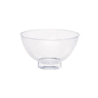 Mini coupelle plastique PS transparente "Milou"   H38mm 60ml