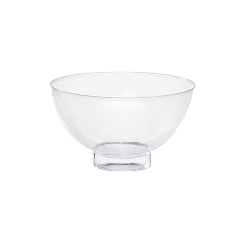Mini coupelle plastique PS transparente "Milou"   H38mm 60ml